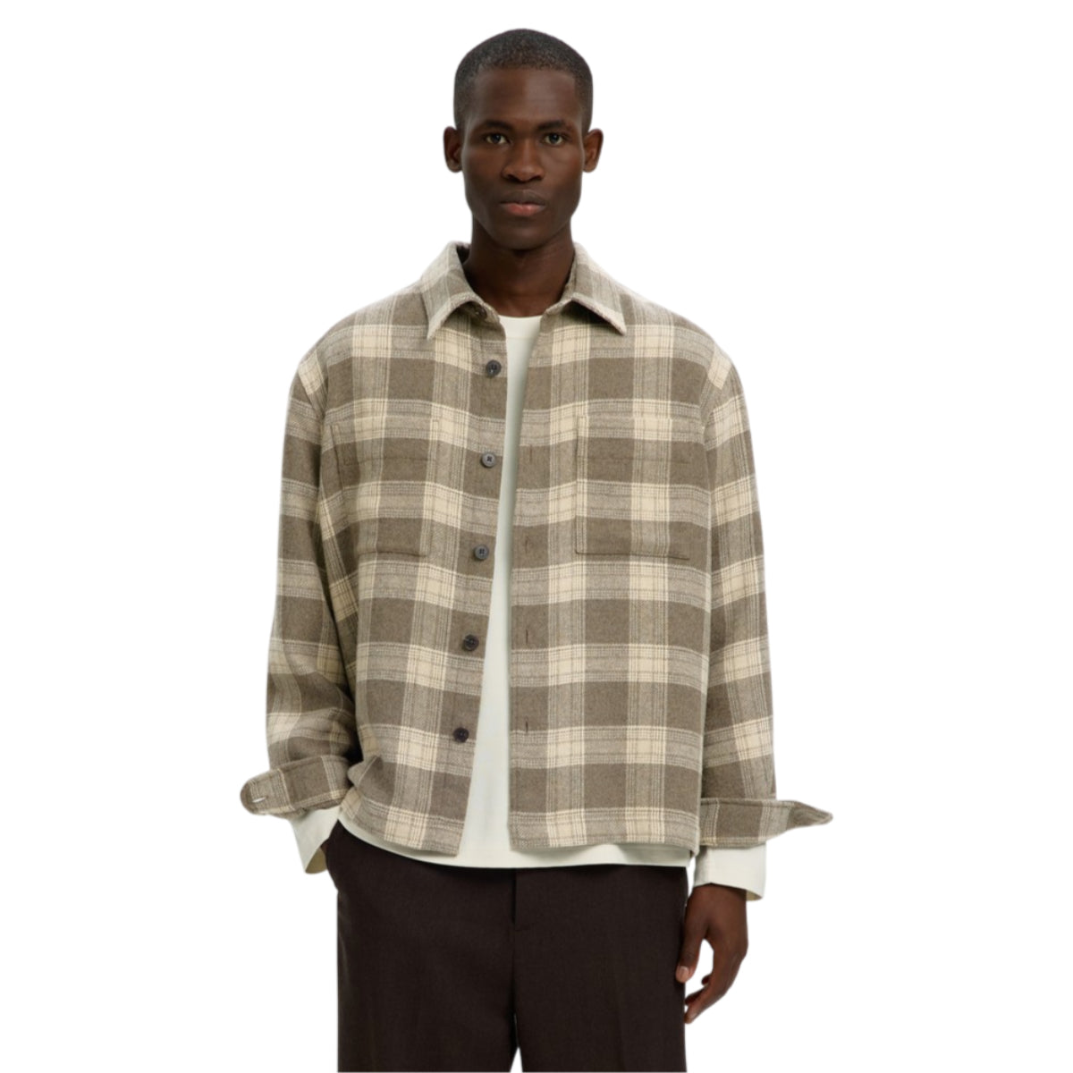 Slmole paablo wool overshirt