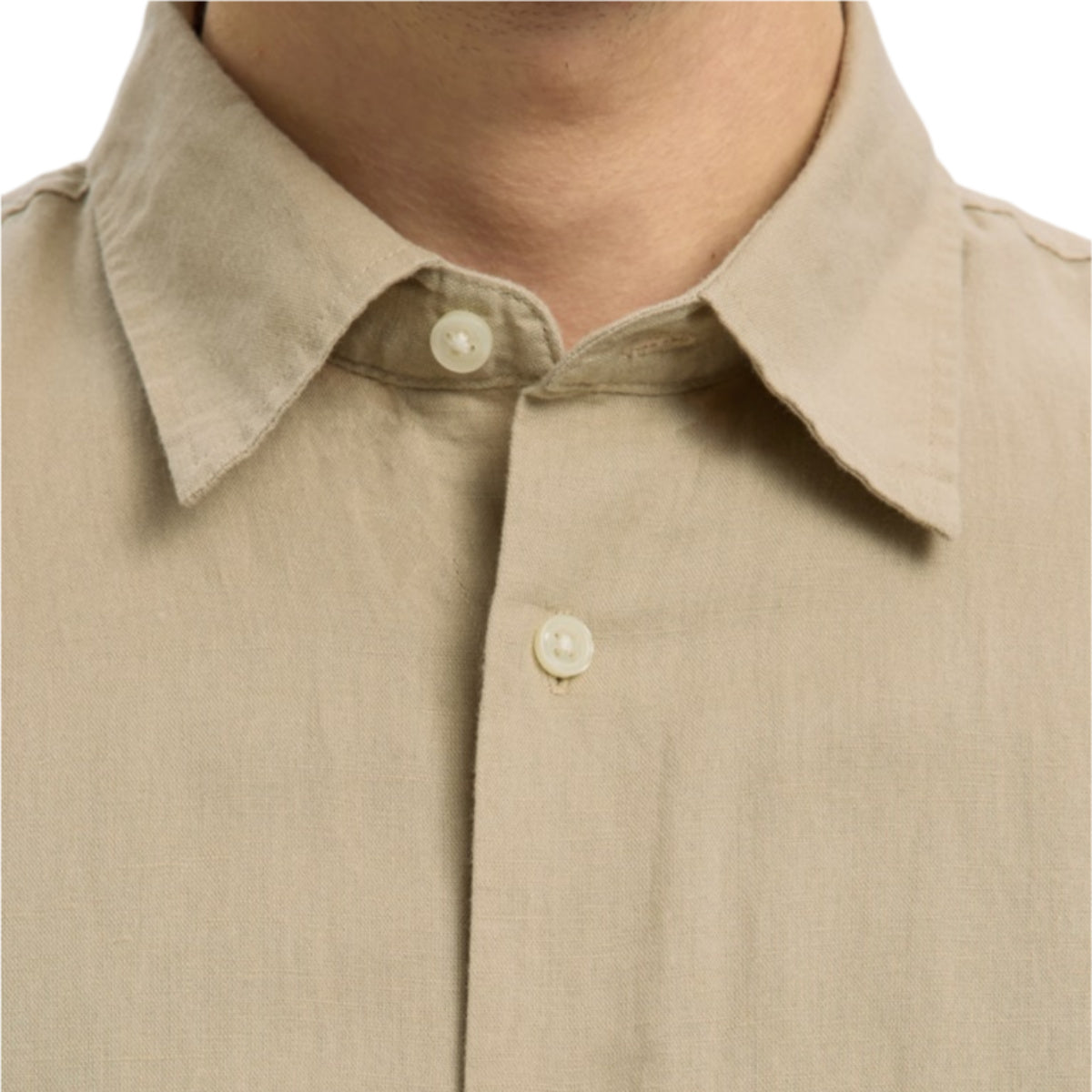 Clay linenblend shirt