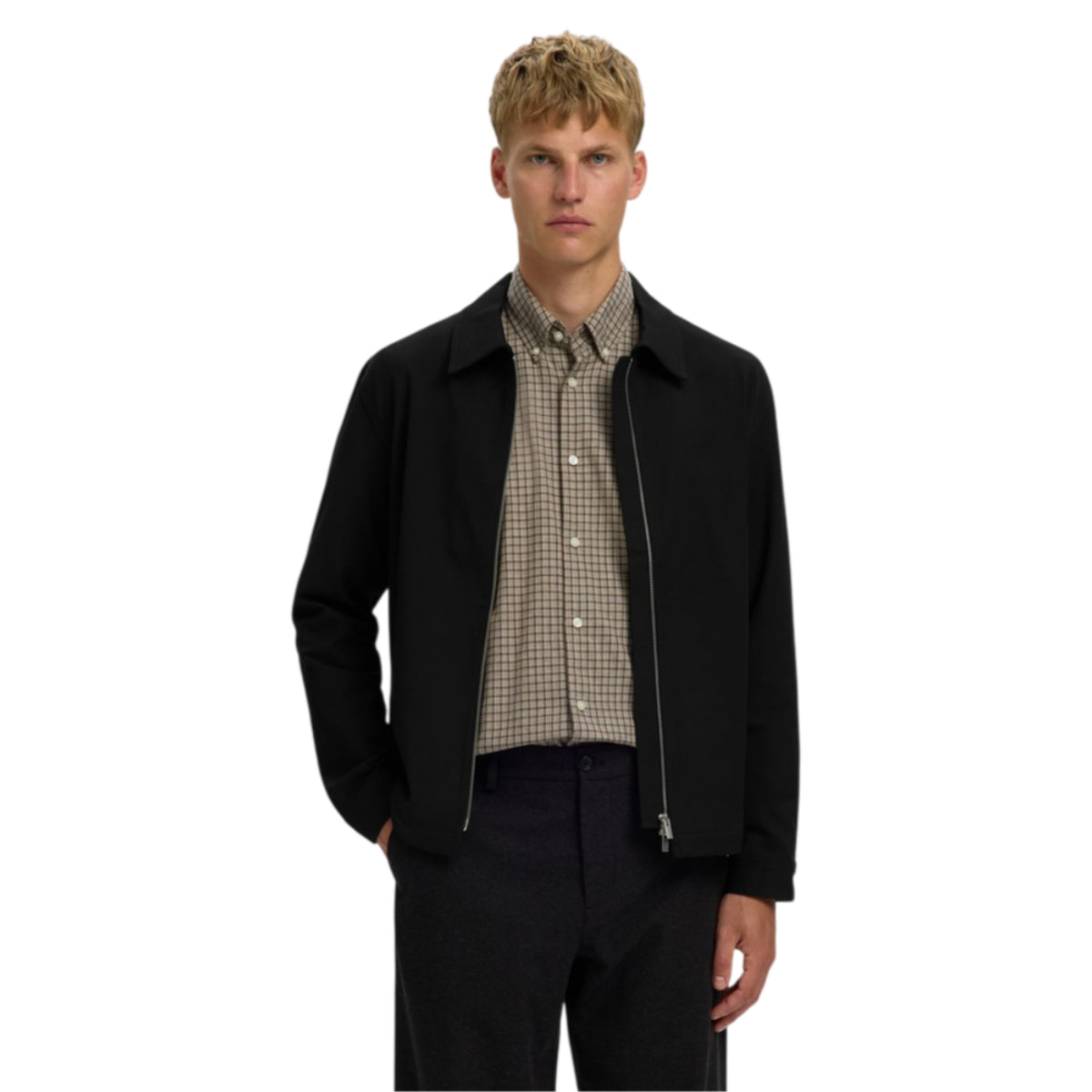 Regular finn zip jacket