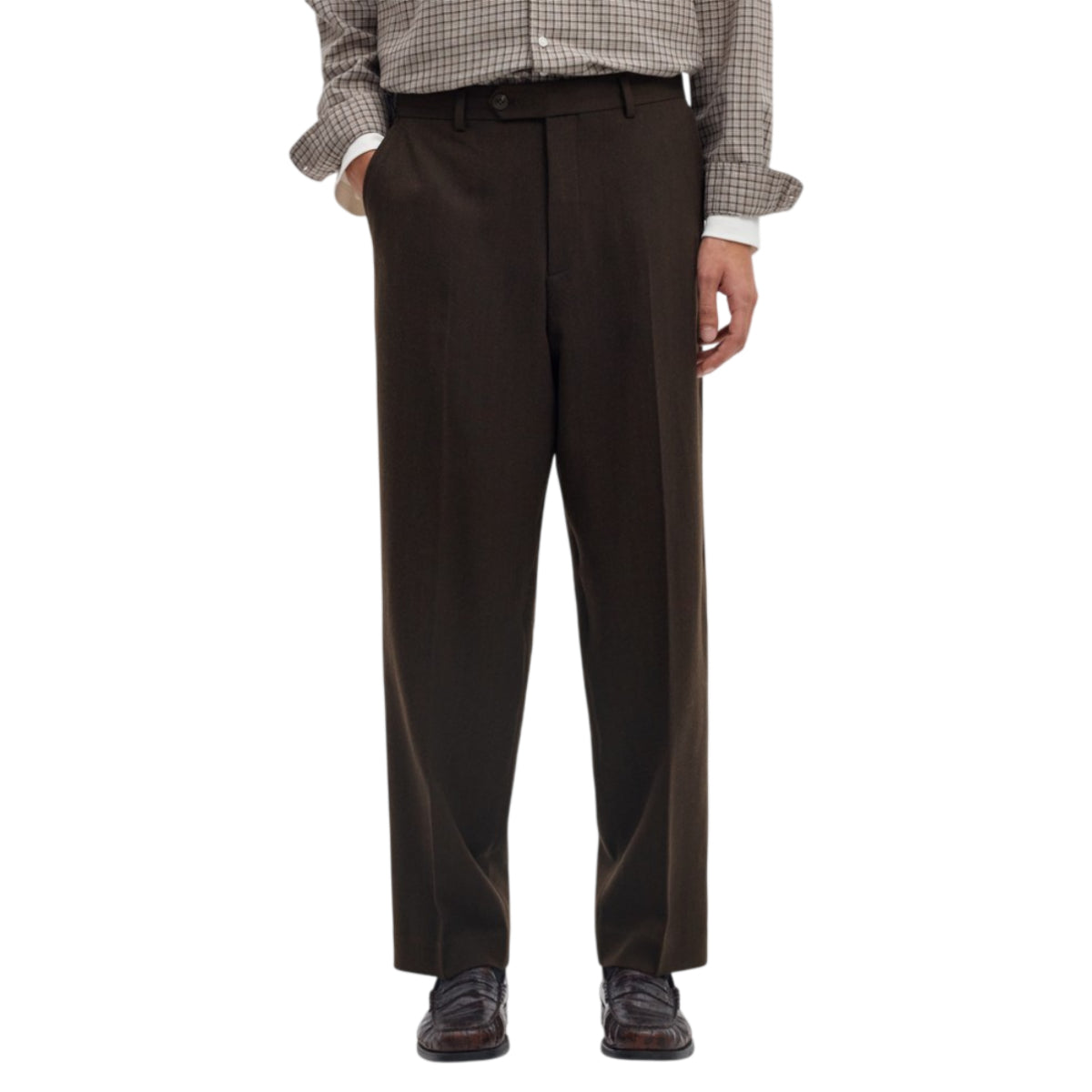 Relaxed brooks wool