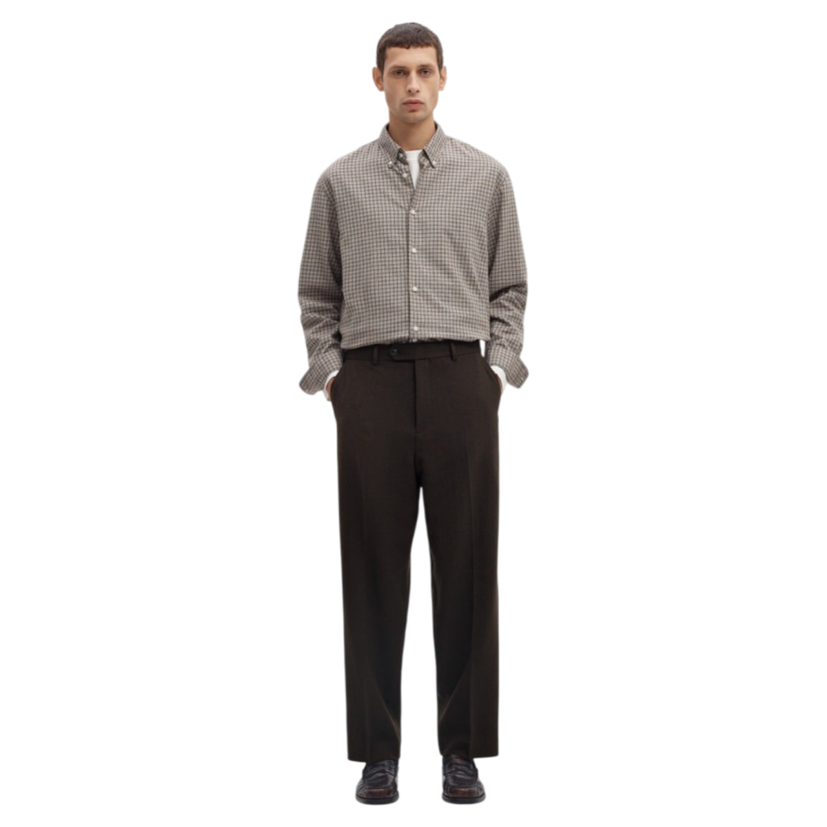 Relaxed brooks wool