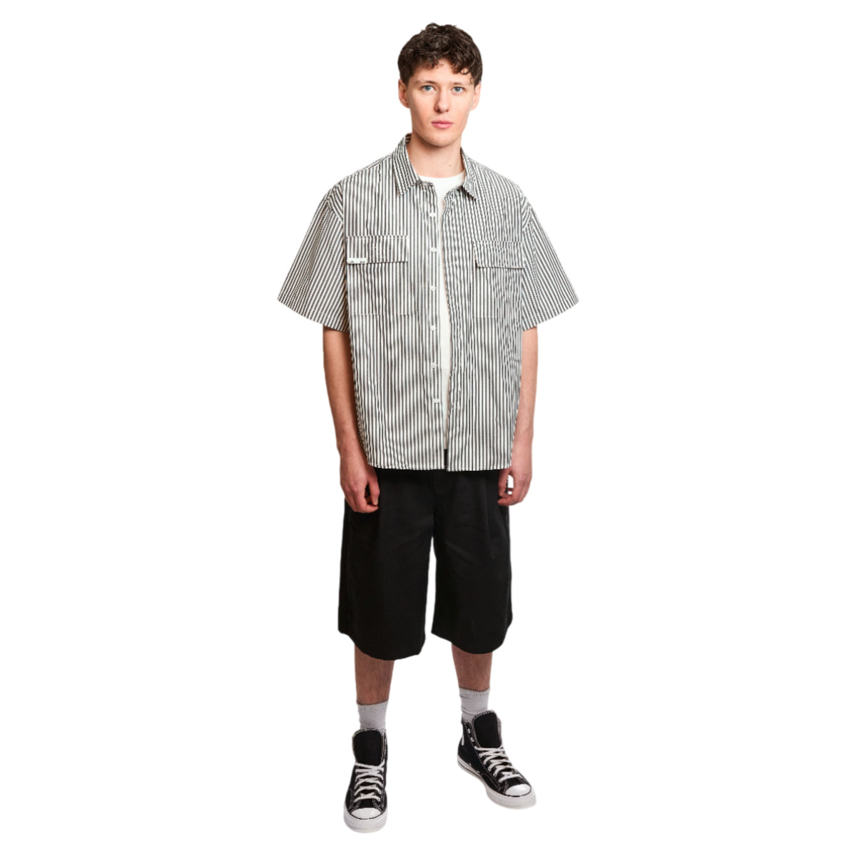 Short sleeve stripde shirt