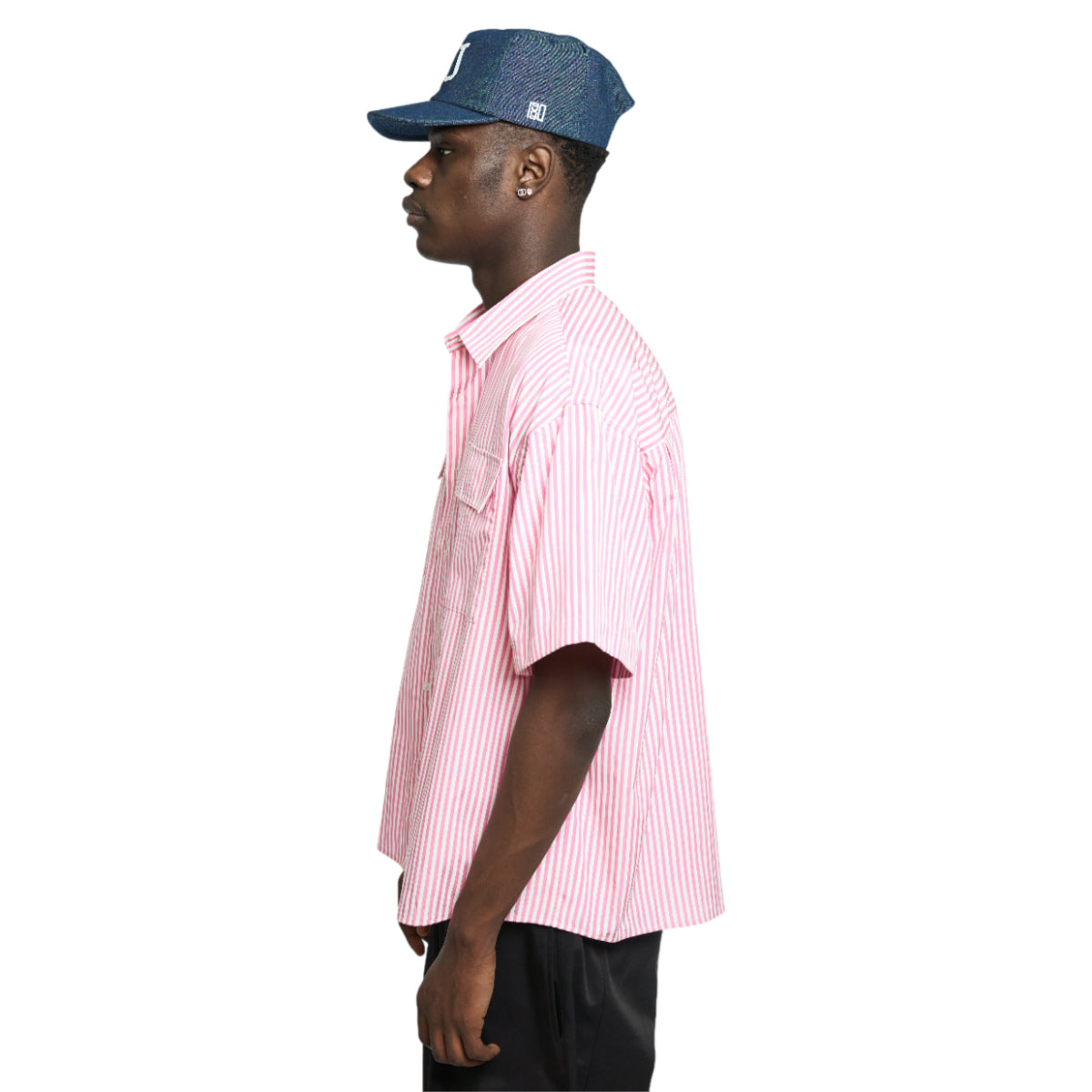 Short sleeve stripde shirt