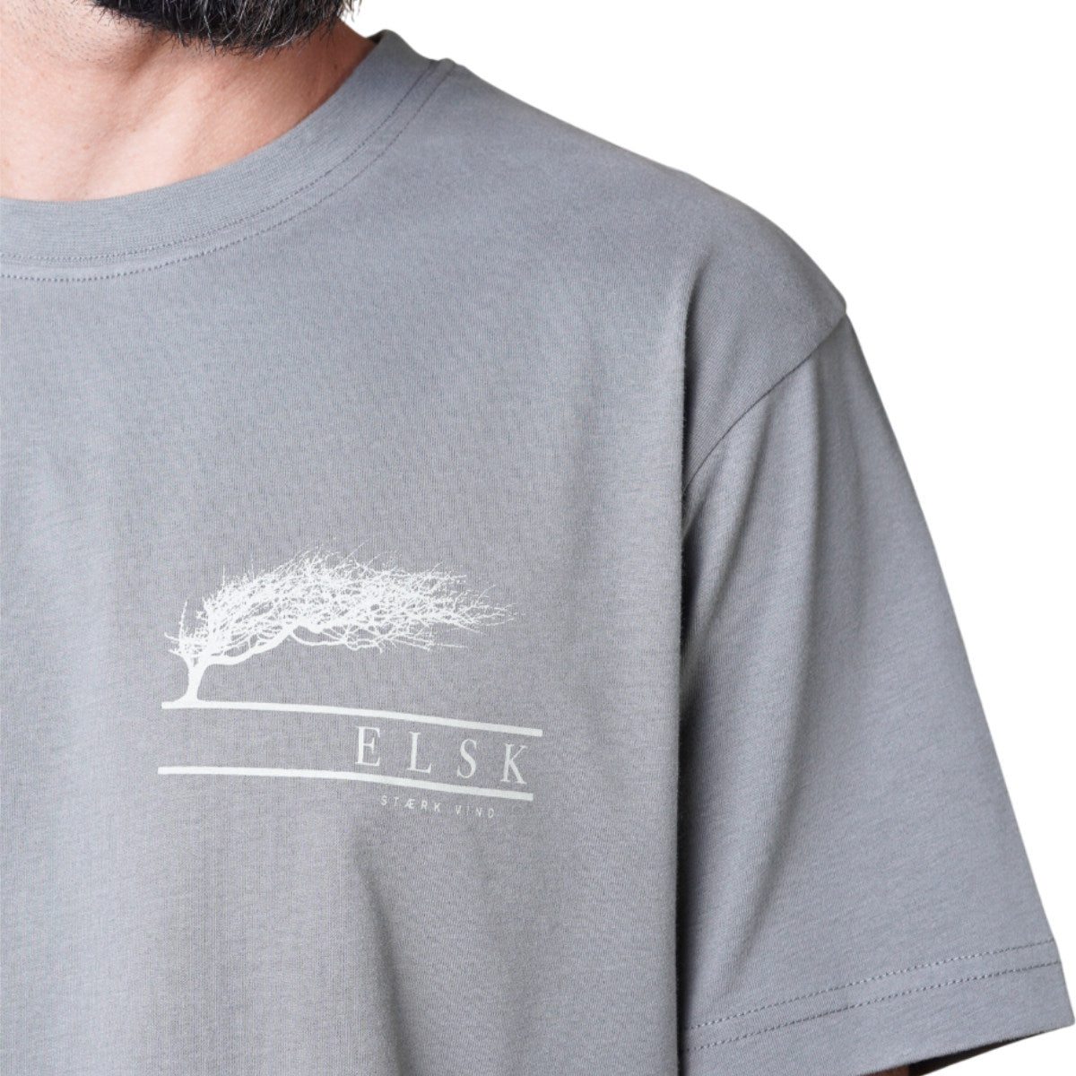 Stærk vind brushed t-shirt