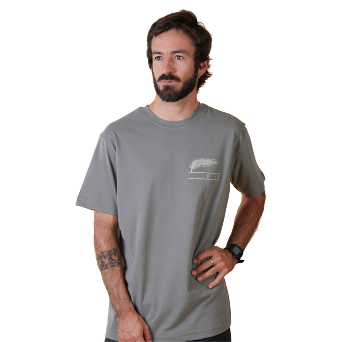 Stræk vind brushed t-shirt
