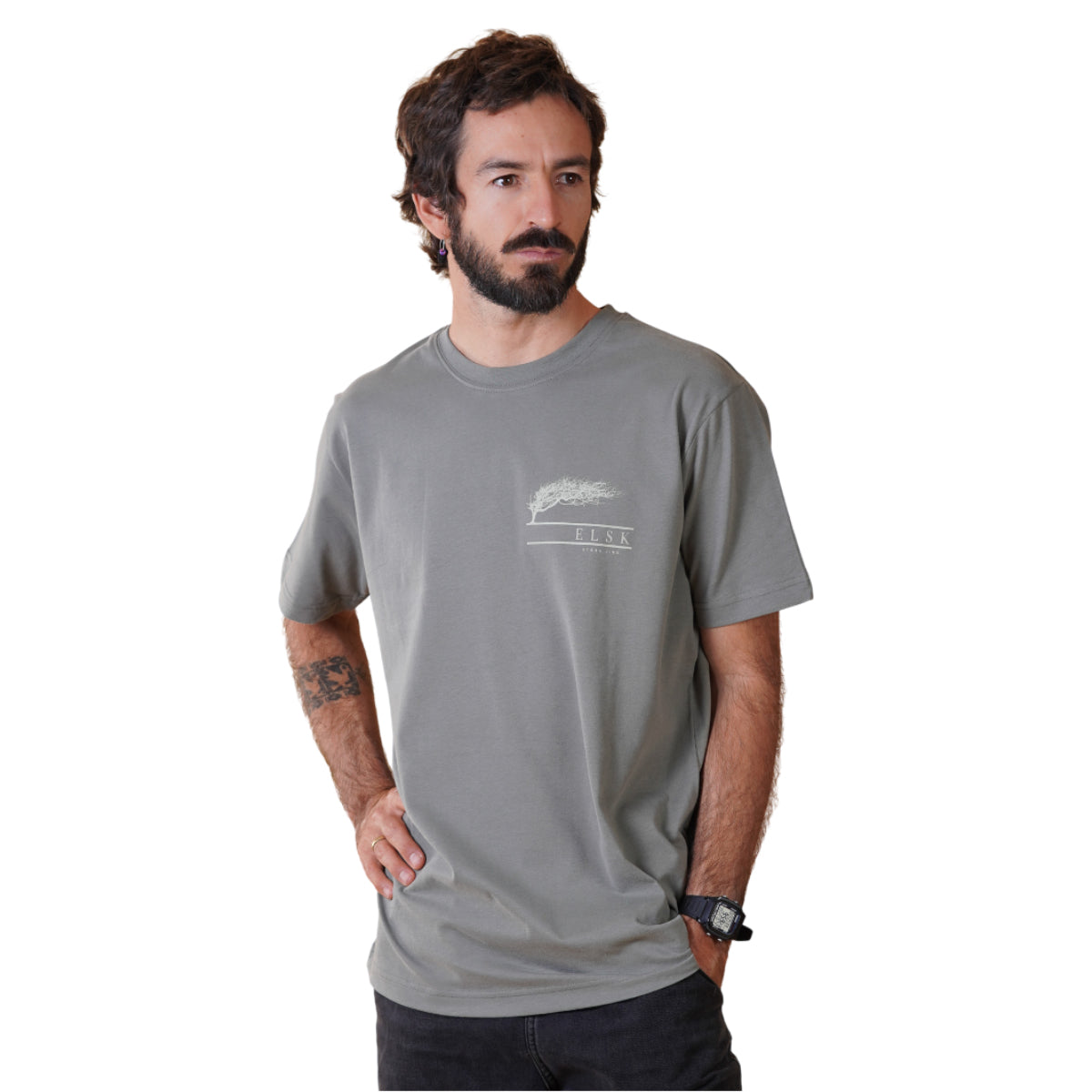 Stræk vind brushed t-shirt