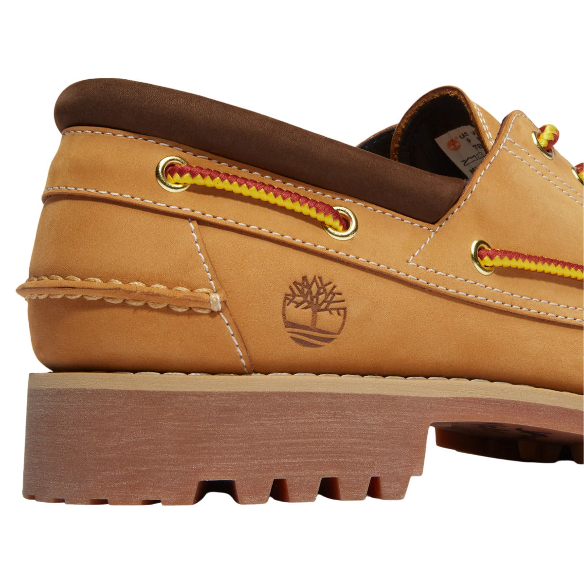 Auth boat shoe wheat