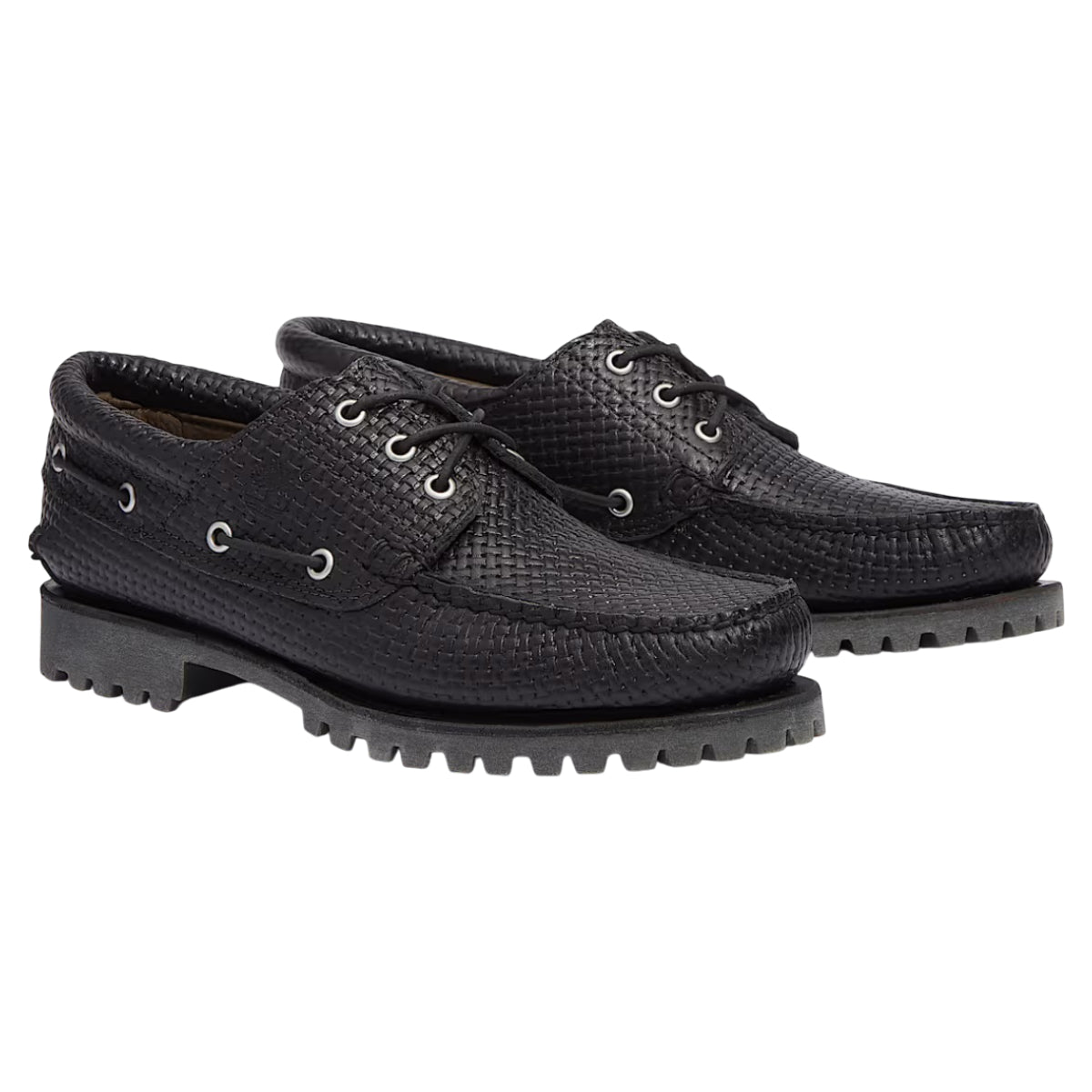 Auth boat shoe black