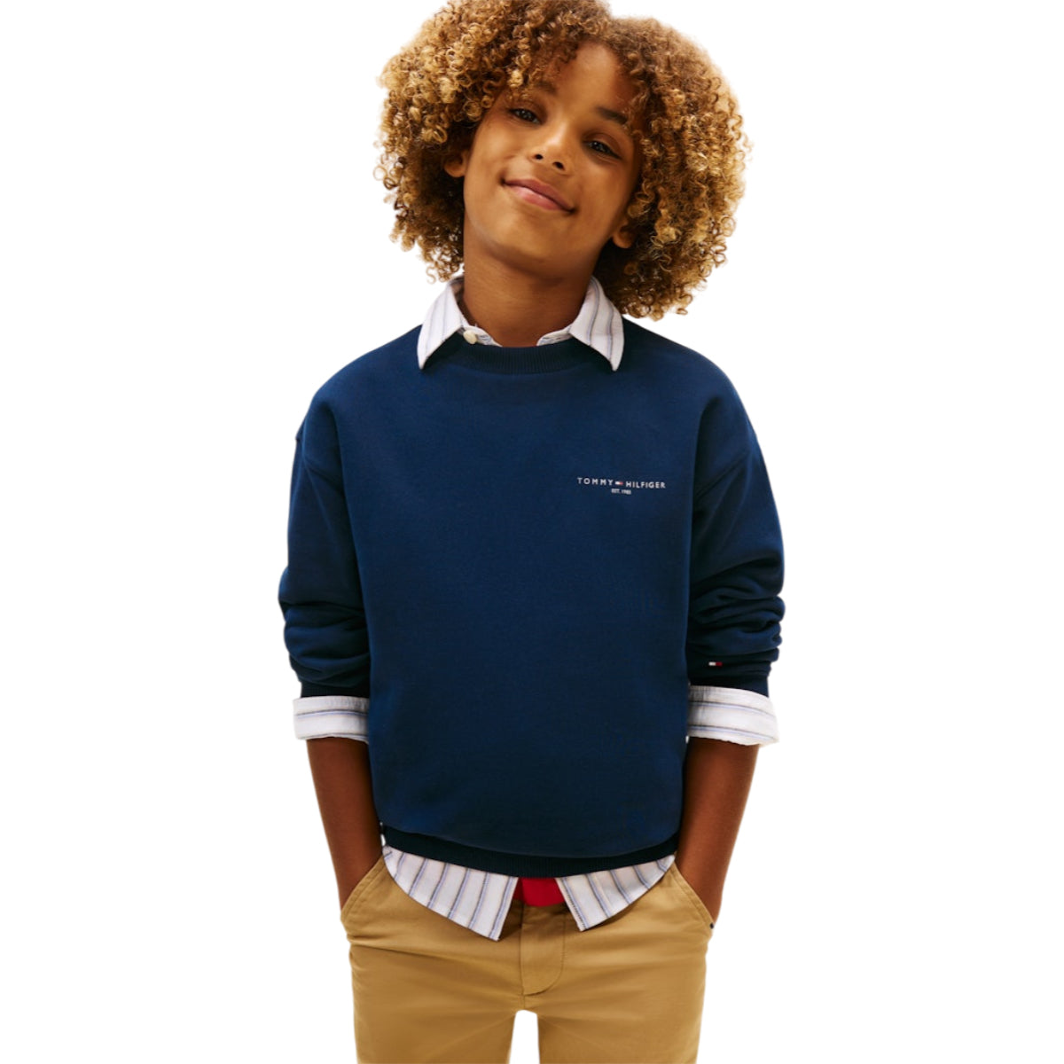 Mini corp c-neck sweat