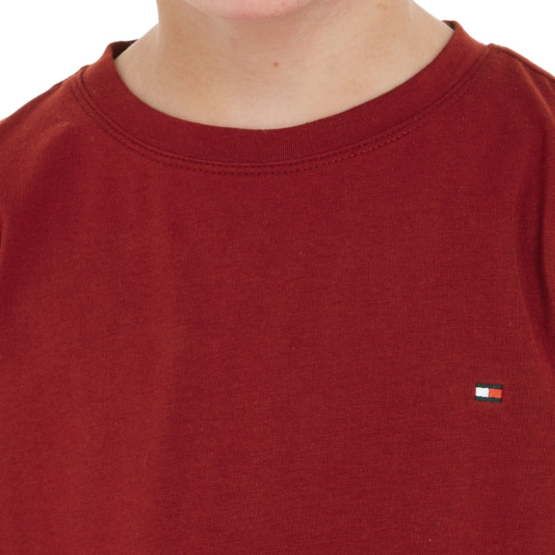 Tommy Hilfiger kids LS pijama with woven