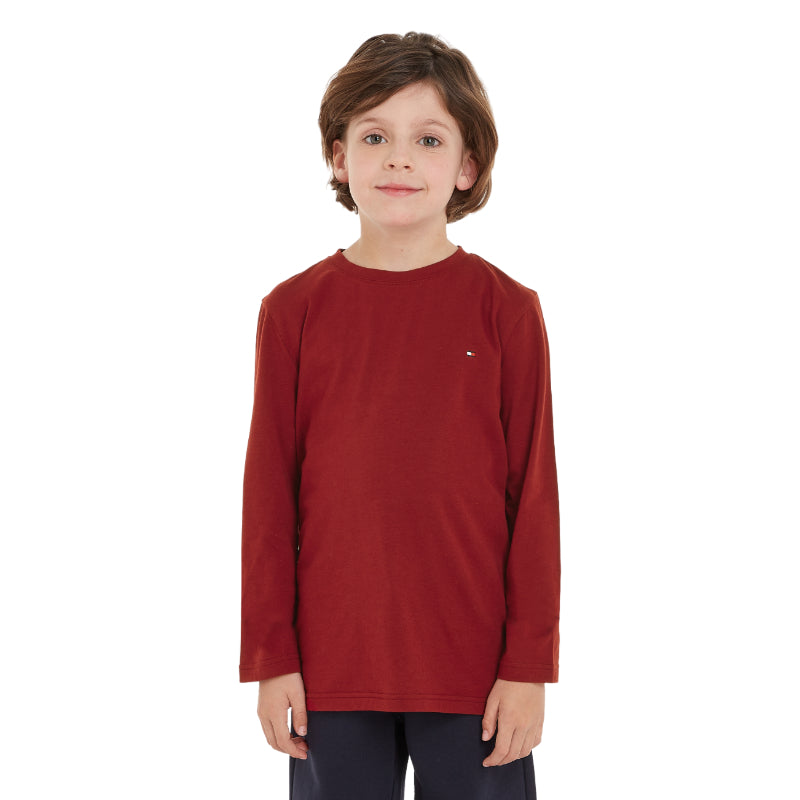 Tommy Hilfiger kids LS pijama with woven