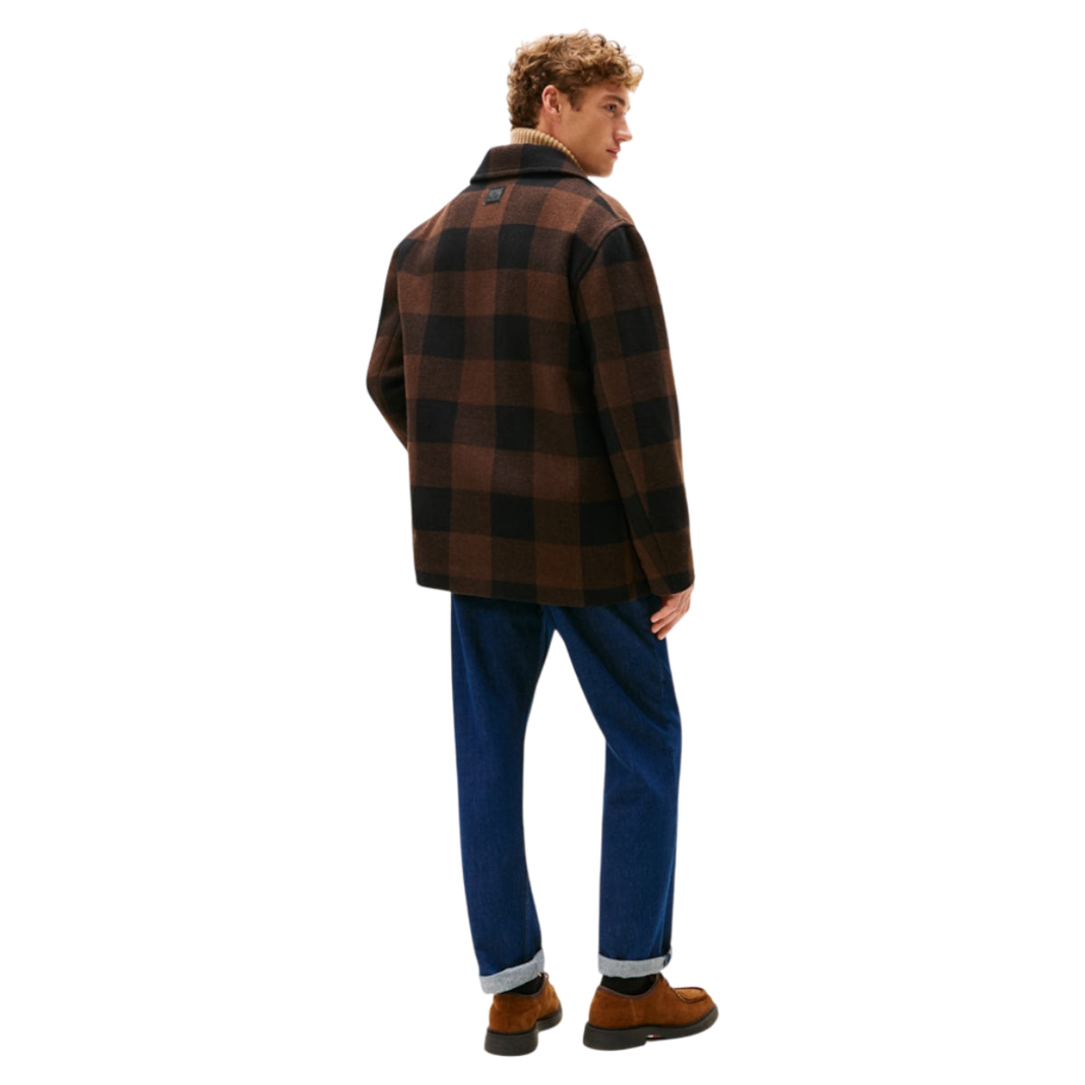 wool dbl face check