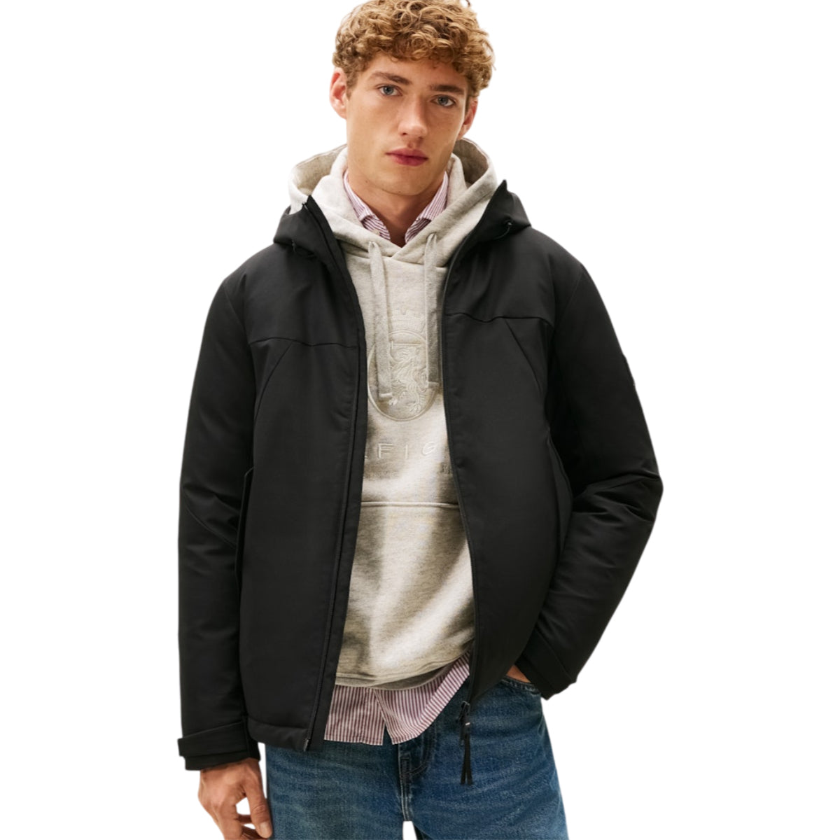 tech hodded parka