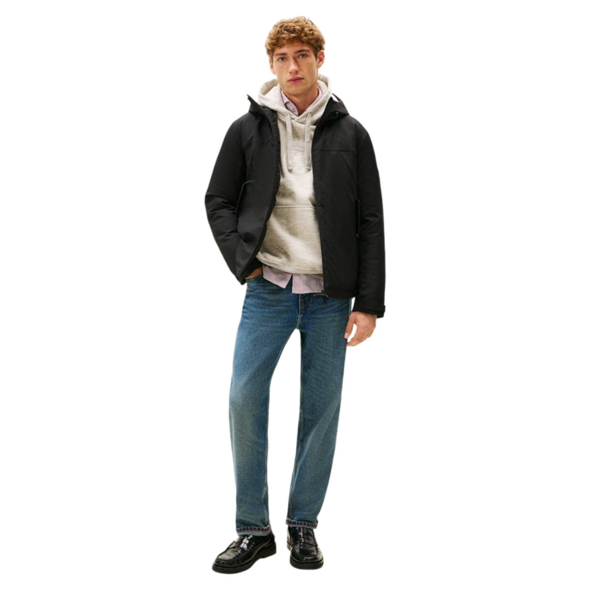 tech hodded parka