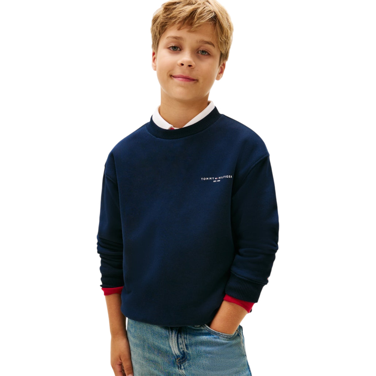 Mini corp c-neck sweat