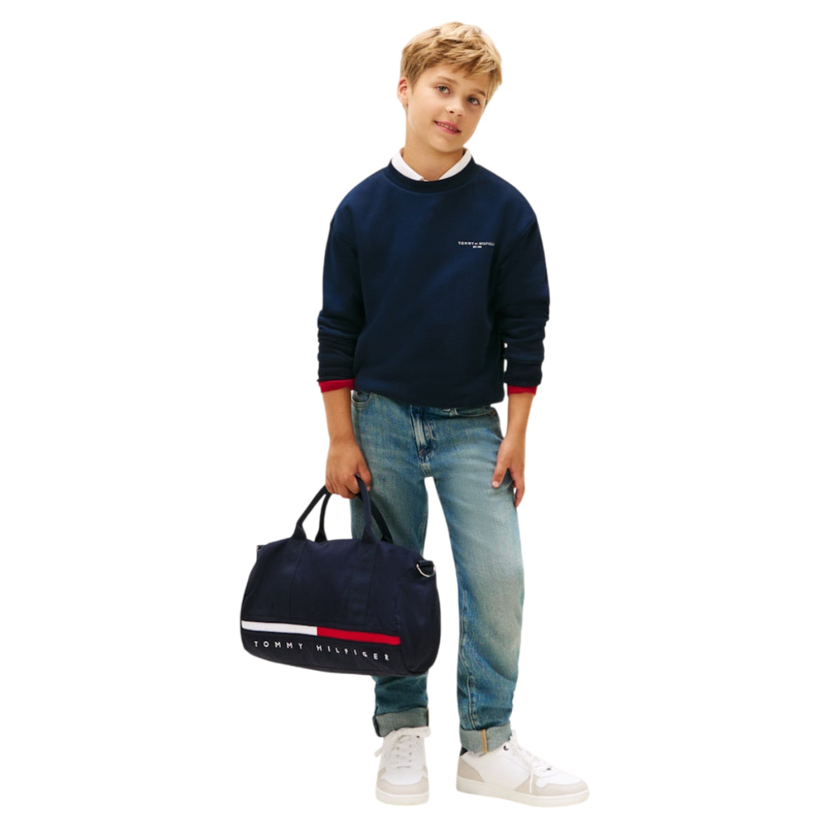 Mini corp c-neck sweat