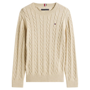 Cotton cable sweater