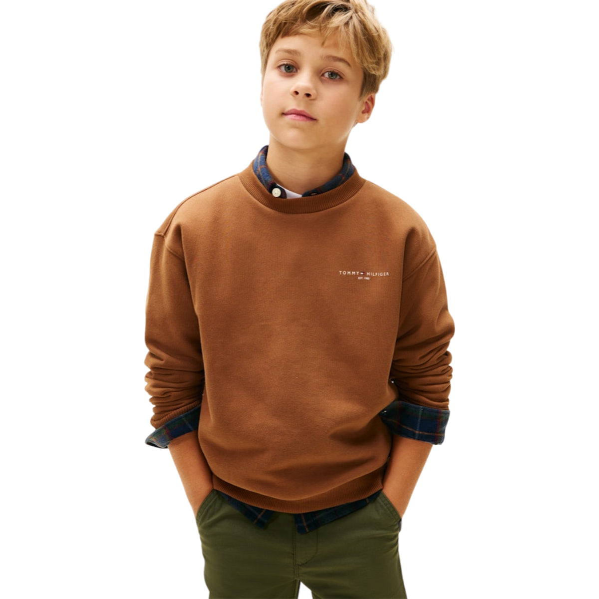 Mini corp c-neck sweat