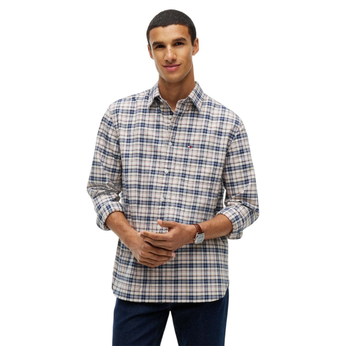 Oxford tartan check skjorte