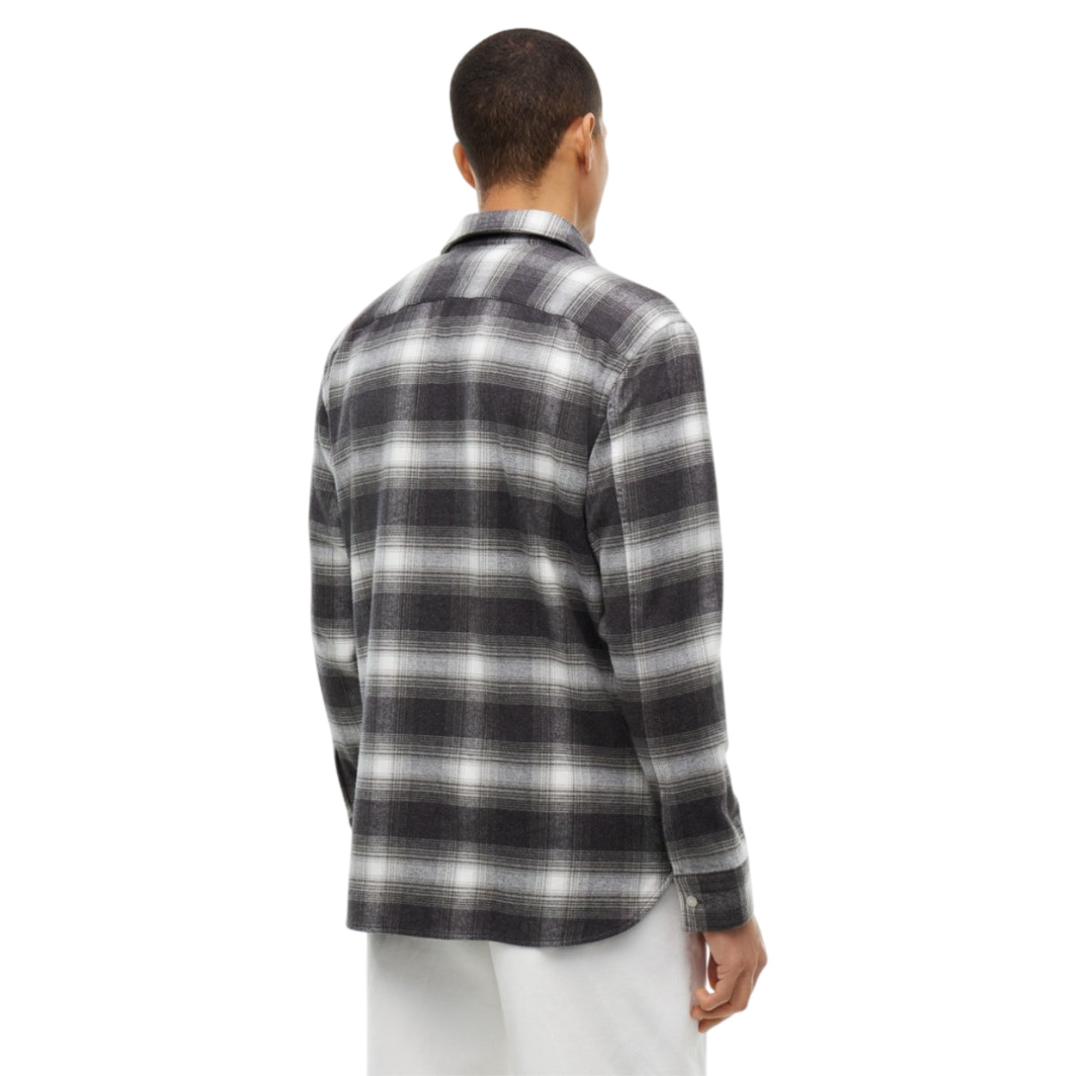 Flannel check overshirt