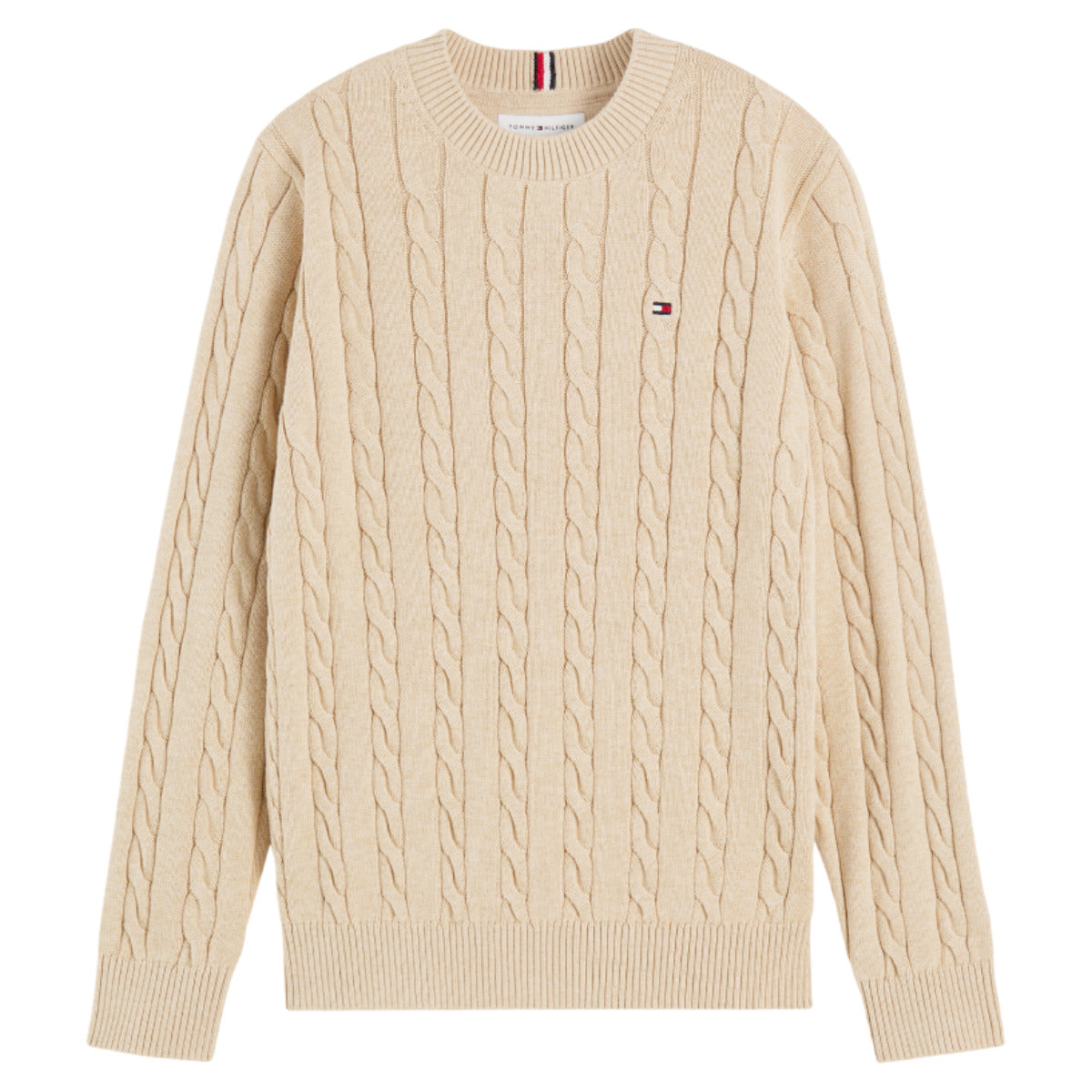 Cotton cable sweater