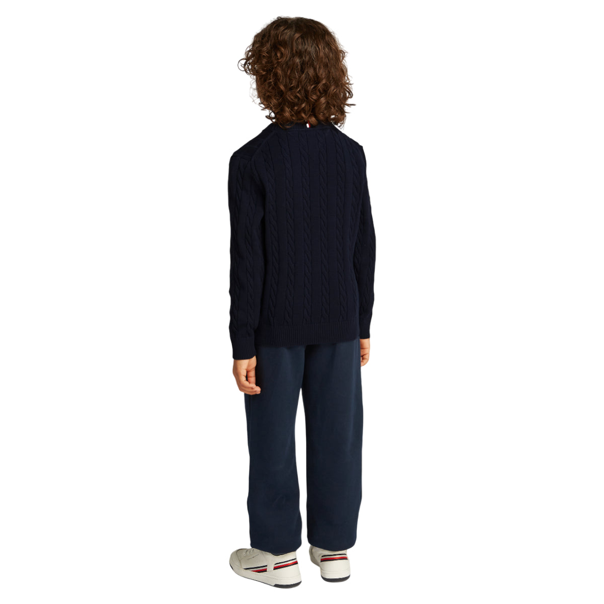 Crew neck cotton cab