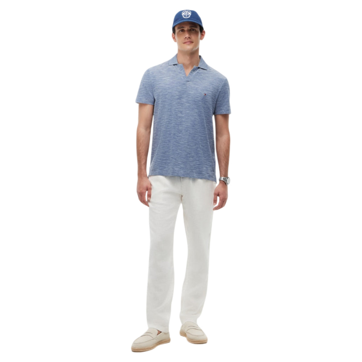 Slub oxford pique