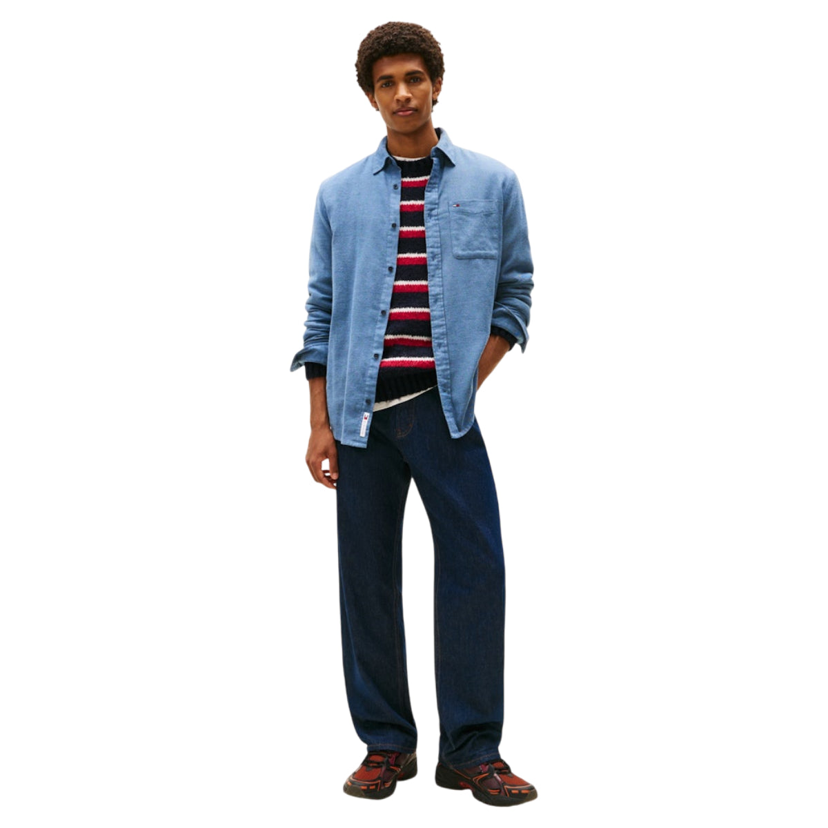 tjm reg flannel shirt