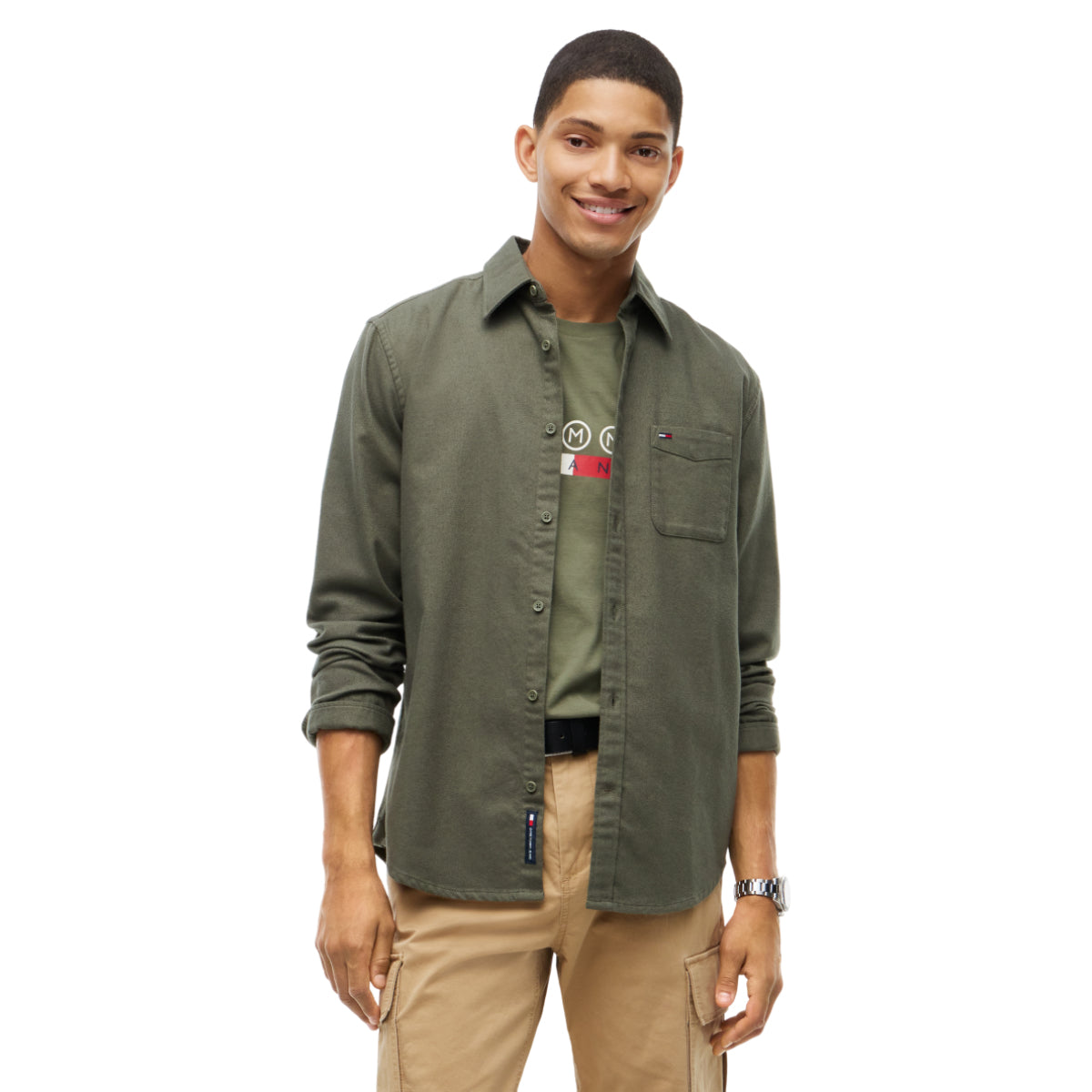 Tjm reg flannel shirt