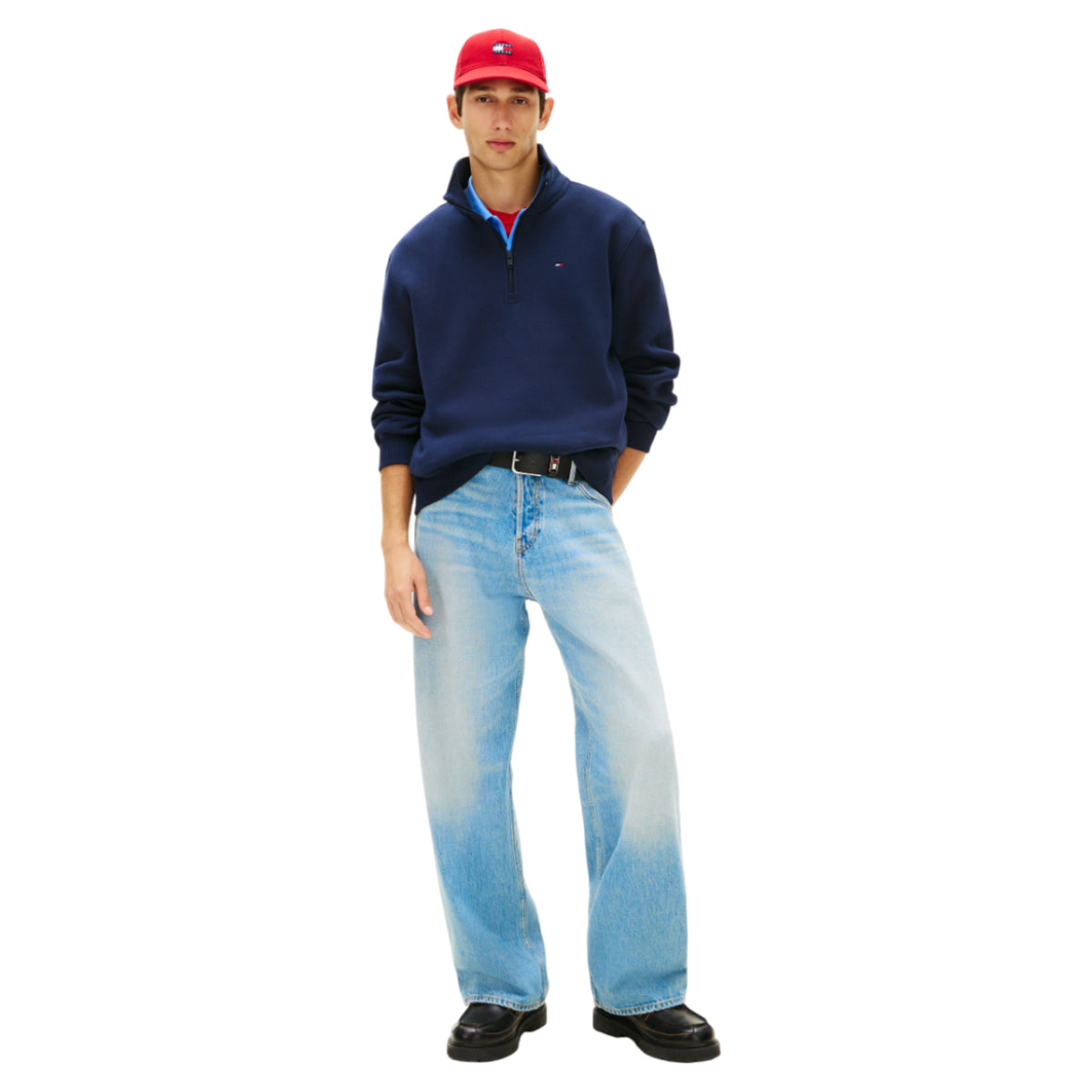 Tjm reg fleece 1/4 zip mock