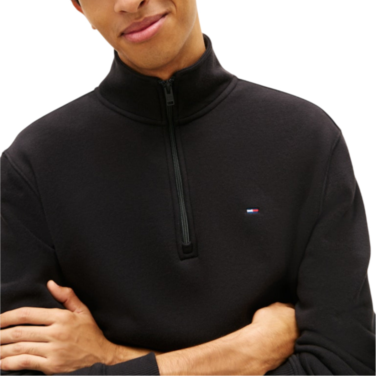 Tjm reg fleece 1/4 zip mock