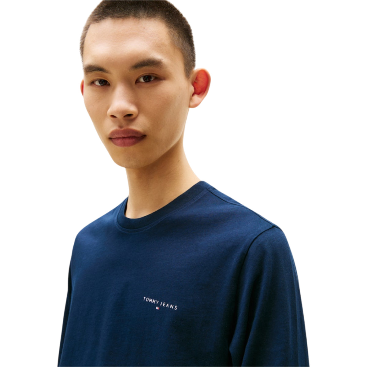 Tjm slim chest linear ls tee