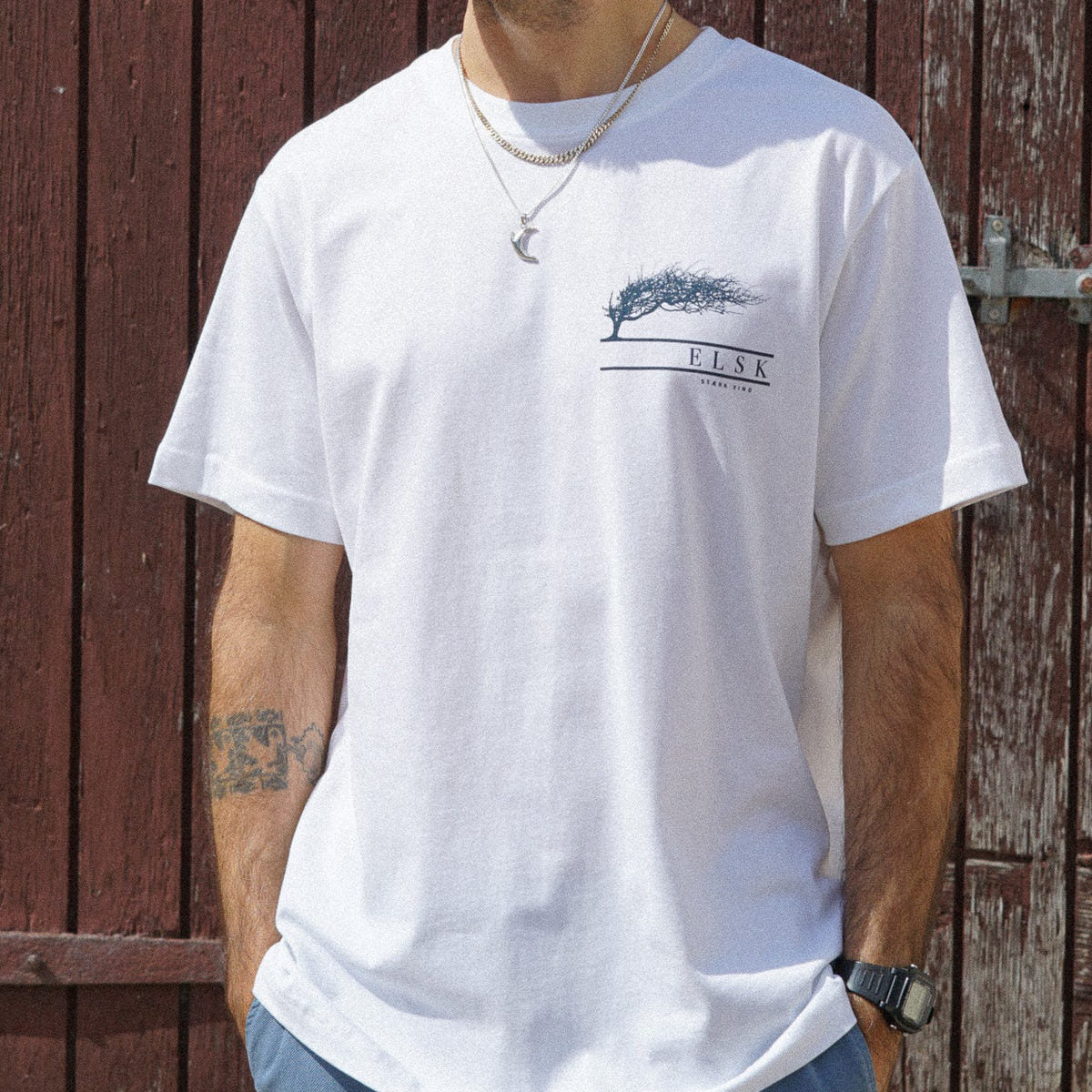 Stræk vind brushed t-shirt