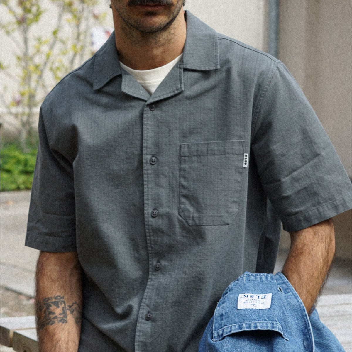Ripstop men`s ss shirt