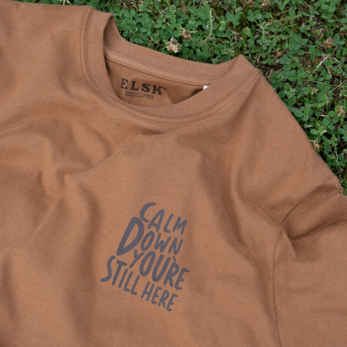 Calm down ch men's brushed t-shirt