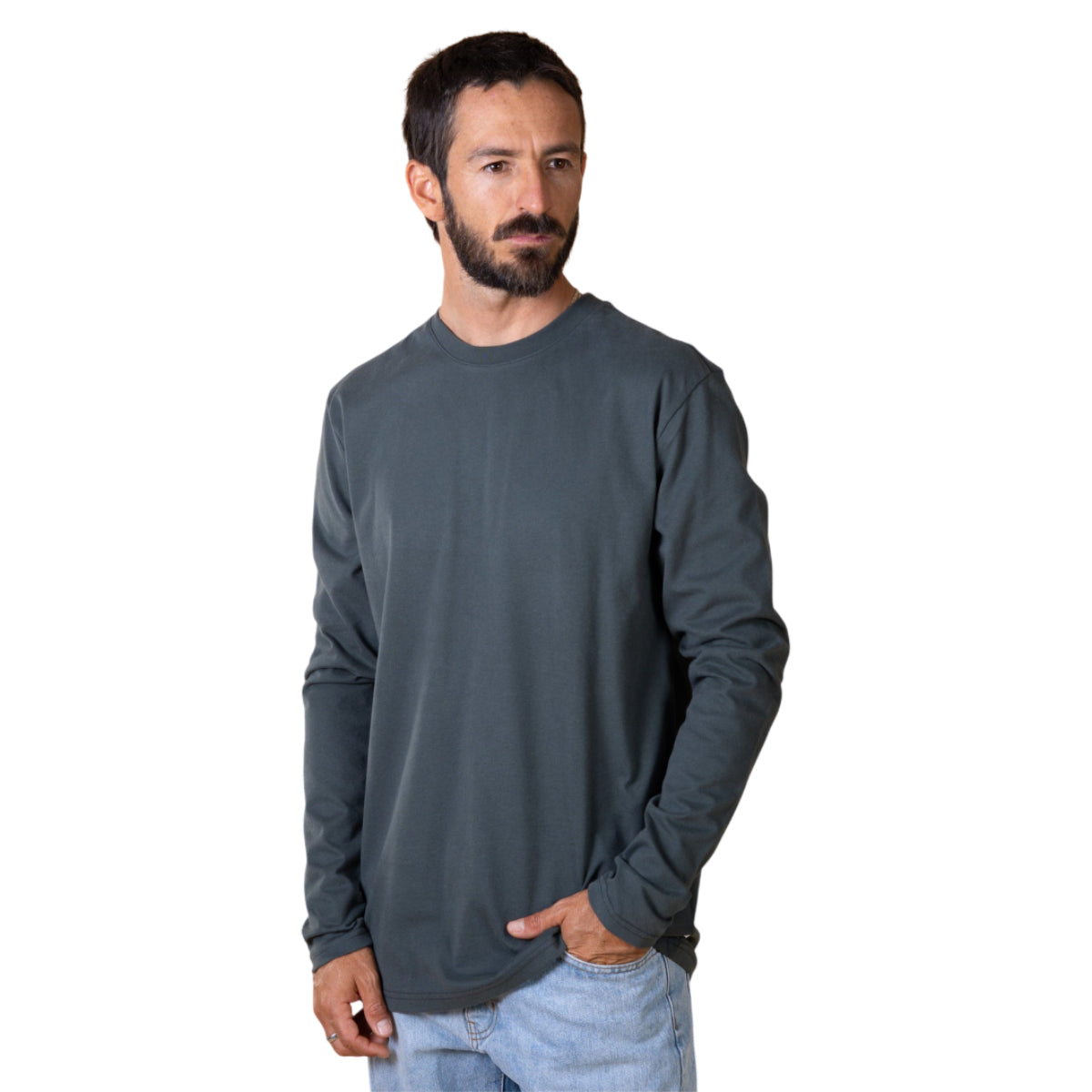 Basic brushed ls t-shirt