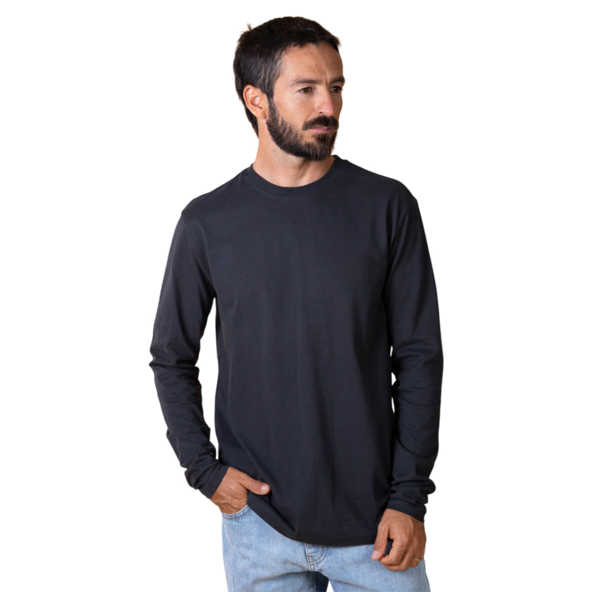 Basic brushed ls t-shirt