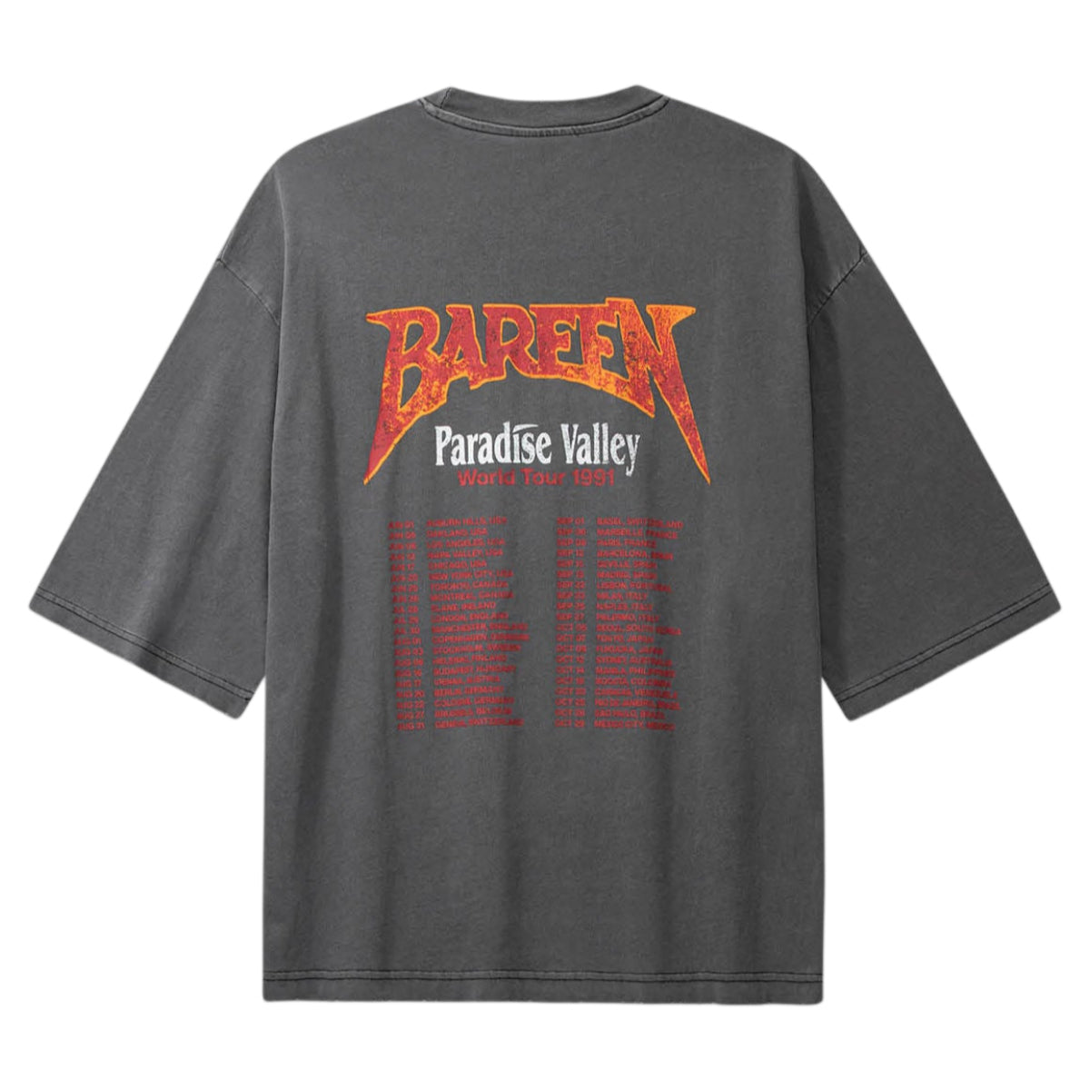 World tour oversized box fit