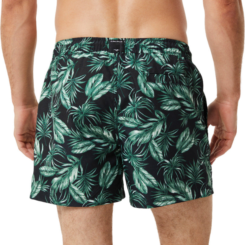 Print swim shorts