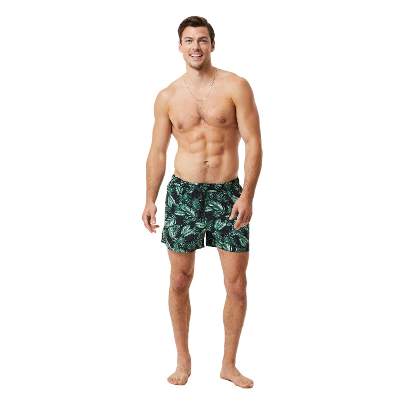 Print swim shorts