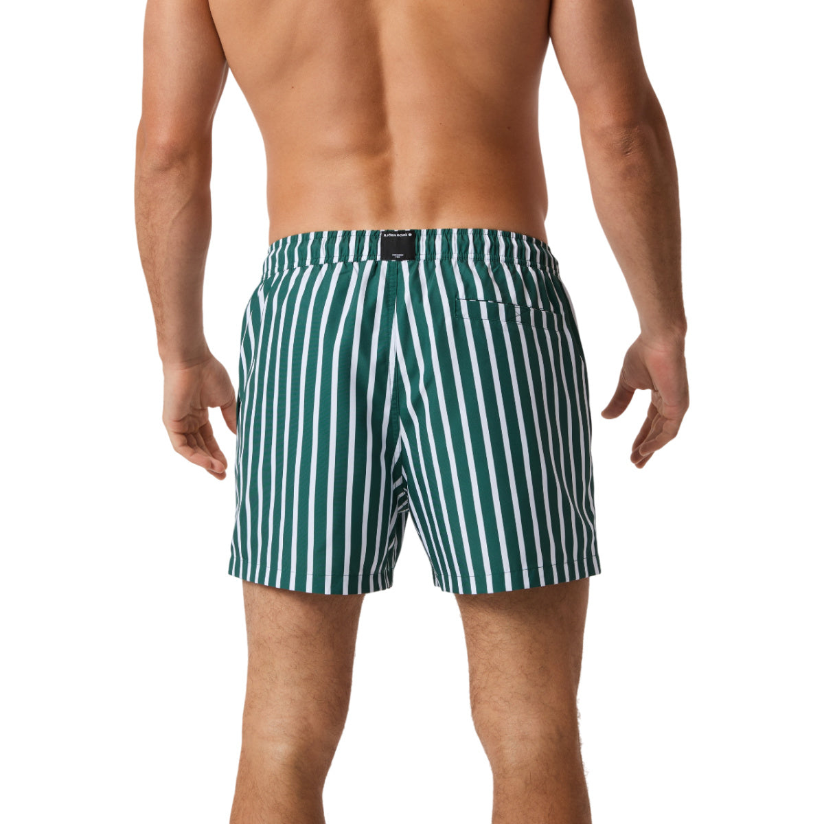 Borg print swim shorts