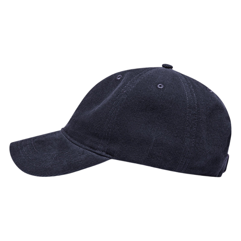 Low profile corduroy cap