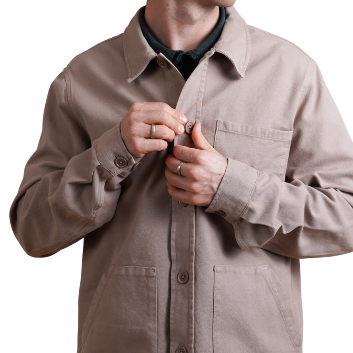 Twill men`s overshirt
