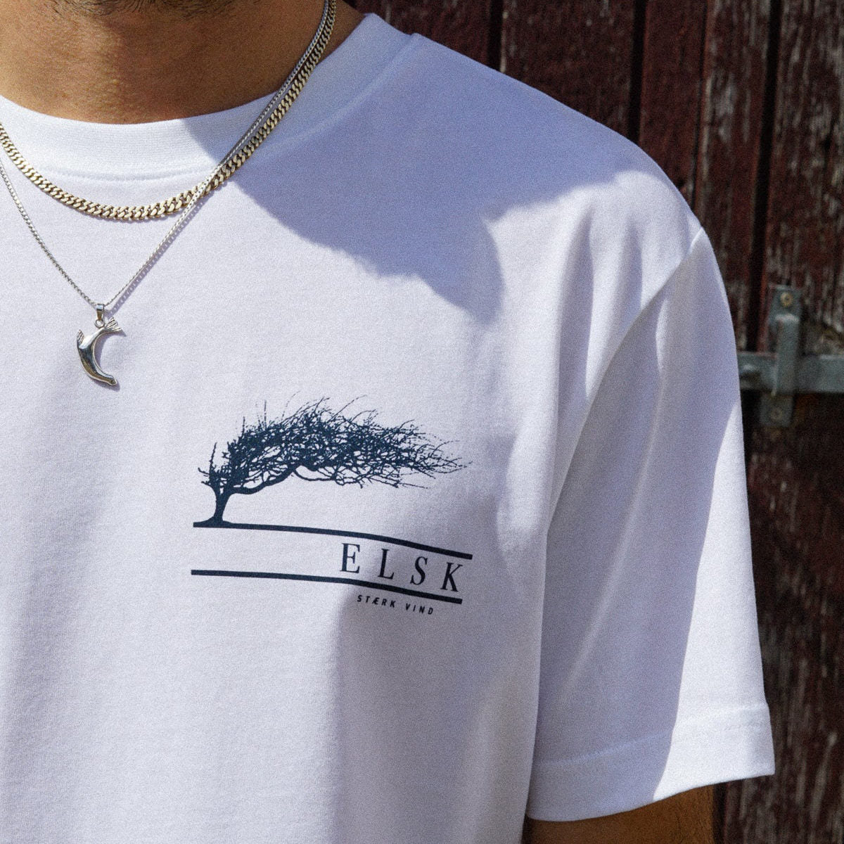 Stræk vind brushed t-shirt