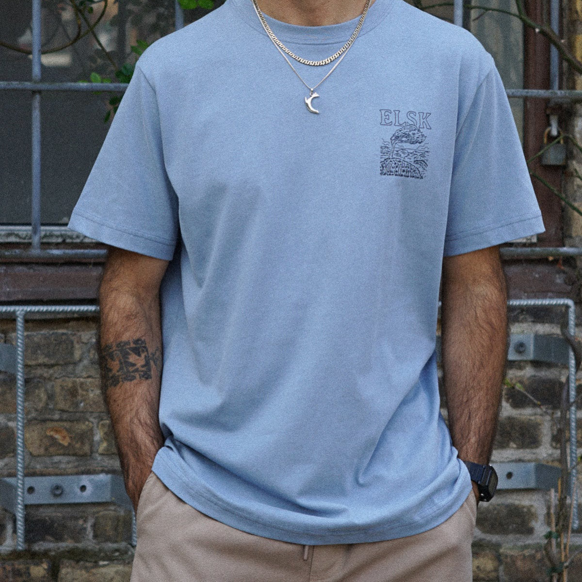 Wind ch men's brushed t-shirt