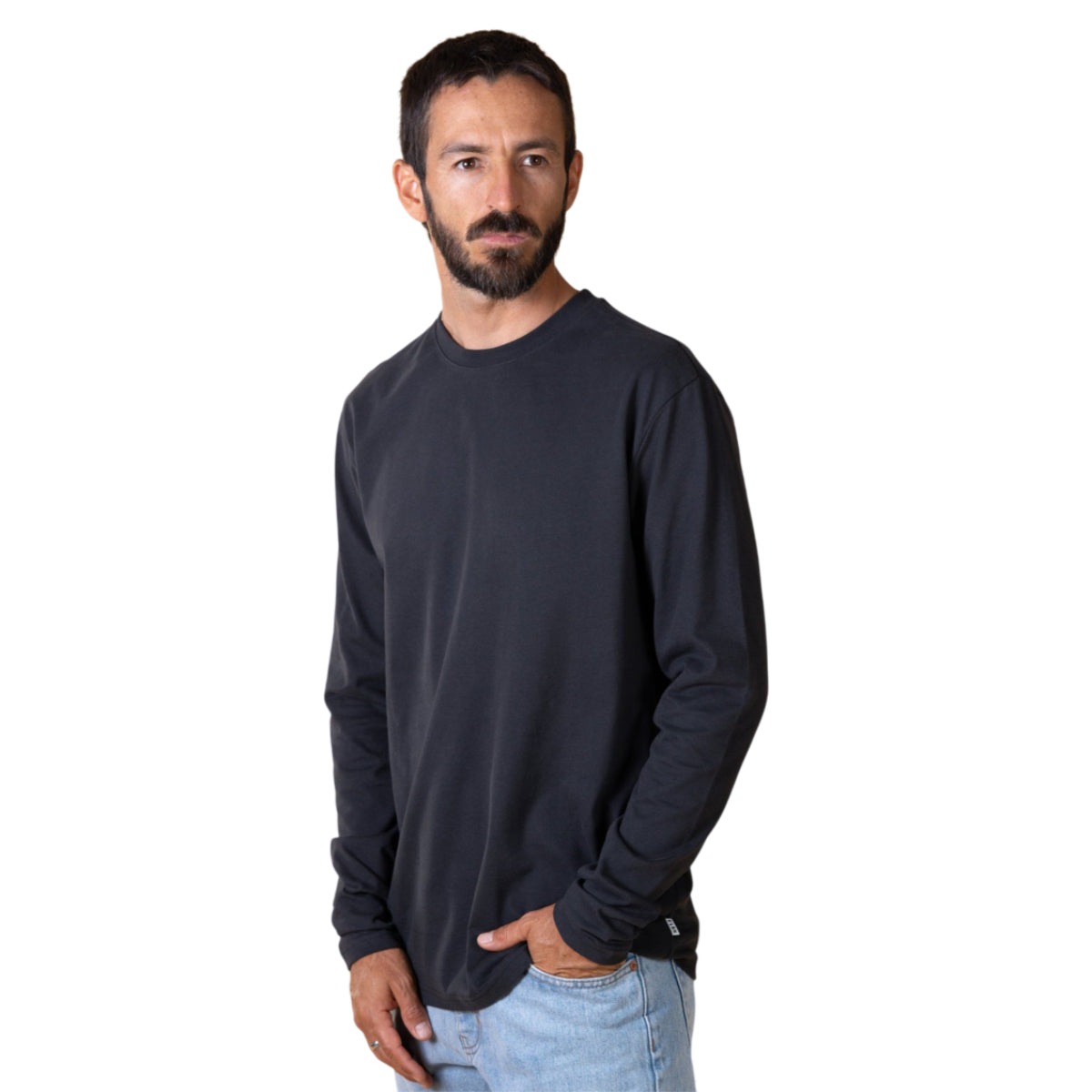 Basic brushed ls t-shirt