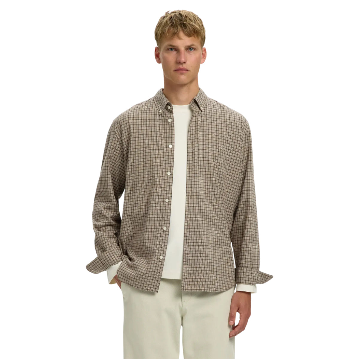 Cole-jay reg melange shirt