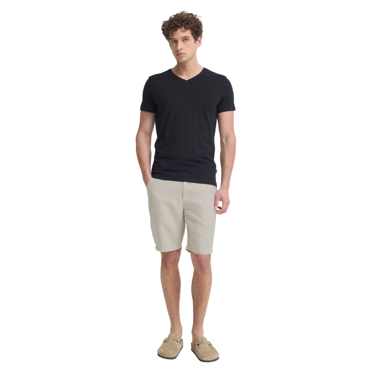 Pandrup 100% linen shorts