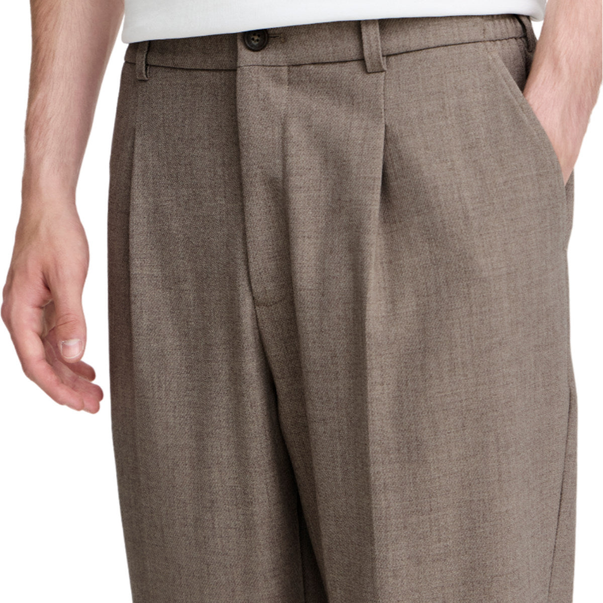Pierce wollen wide pants