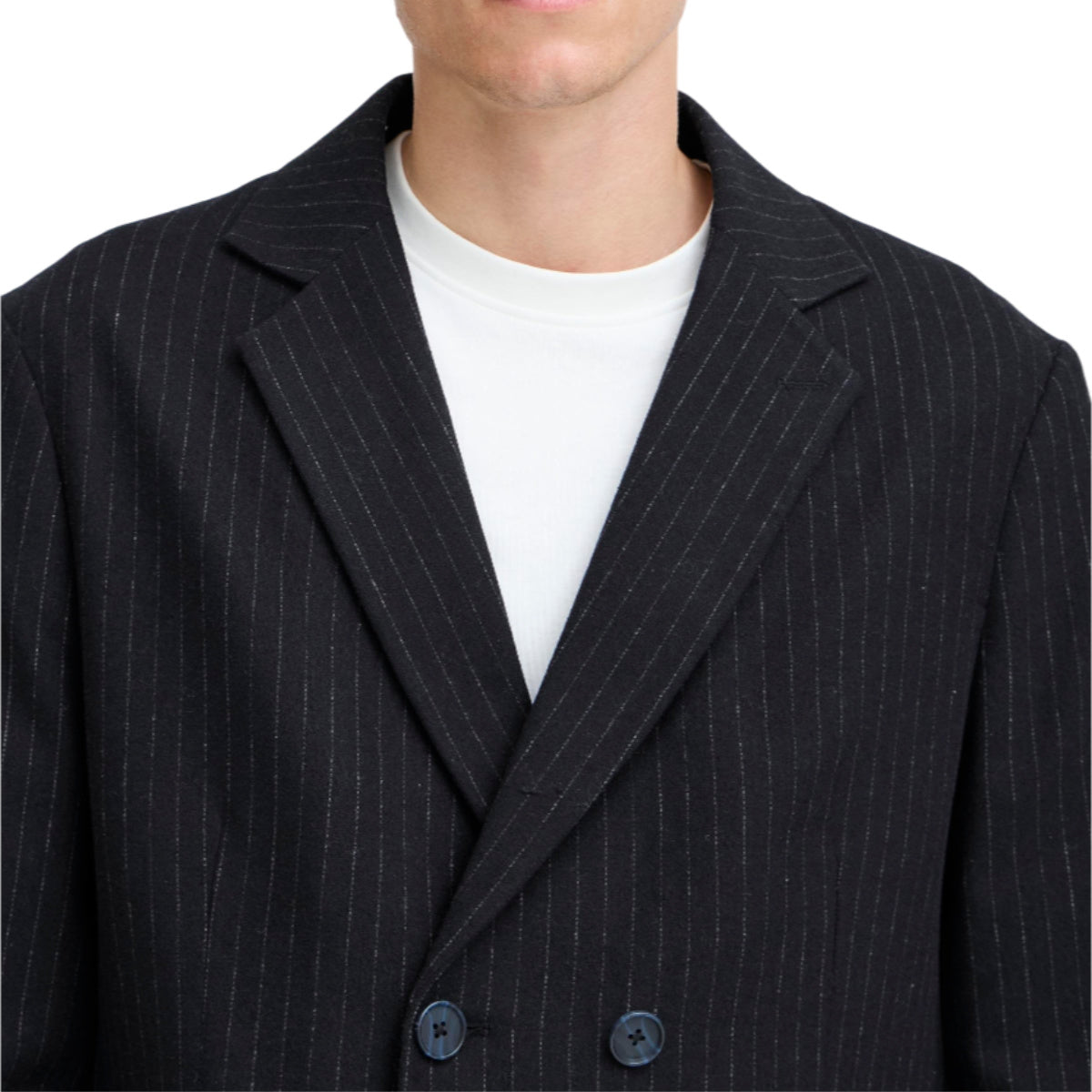 Alby 0240 pinstriped blazer